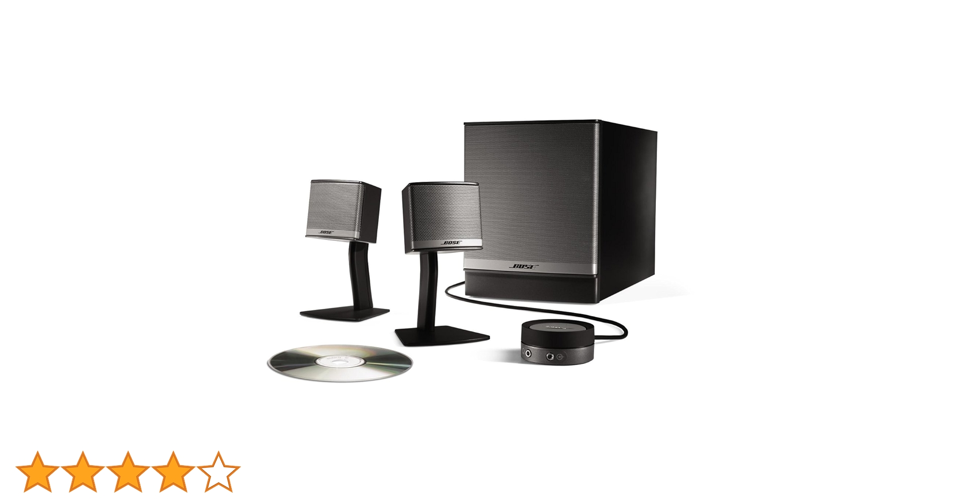 Bose ® Companion 3 Multimedia Speaker System, Silver